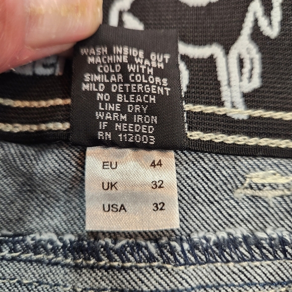 Goode Rider Full Seat Breaches Size 32R Blue Diamond All Over Print Stretch - Picture 10 of 16